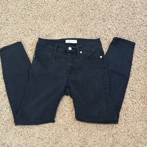 Madewell 9” High-Rise skinny jeans, 25P